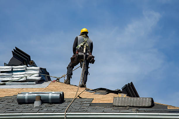 Professional Roofing technician working in Garrattsville, NY